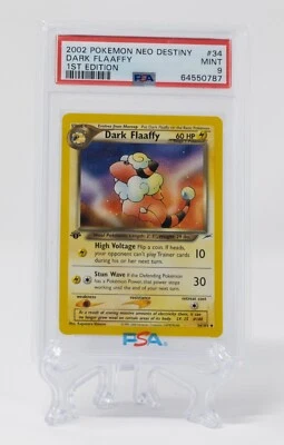 Pokémon TCG - Dark Flaaffy #34 (1st Edition) - PSA 9  - Image 1 of 4