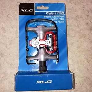 Pedales XLC Sin Clip Rojo MTB/Trekking Bicicleta Pedales - Imagen 1 de 4