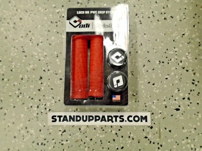 ODI Red Lock on Grips atv pwc Jet-Ski Sea-Doo Wave-runner-Blaster Instock TLD - Image 1 of 2