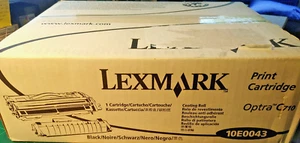Original Lexmark 10E0045 - Toner schwarz incl. Beschichtungsrolle - Bild 1 von 6