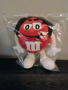 M&M's 2002 Halloween Red Vampire M&M Plushie 8 IN - Picture 1 of 2
