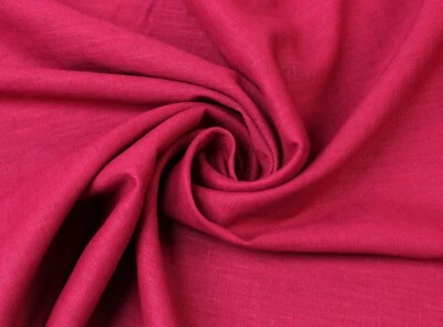 LEINEN Stoff Reinleinen Enzym gewaschen weich fließend MAGENTA EUR 15,98/m - Bild 1 von 2