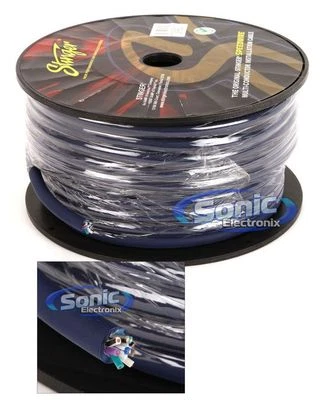 Stinger SGW991 100 ft. Rollo de cable de altavoz estéreo de 9 conductores calibre 18 AWG para automóvil Foto 1 de 3