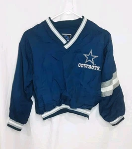 Vintage- Dallas Cowboys Pullover Jacket Youth Size Small(8) -K3 - Picture 1 of 4