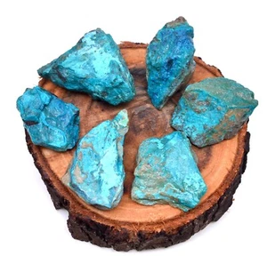 Lote de muestras minerales para piedras preciosas azul crisocola natural de 300 quilates - Imagen 1 de 10