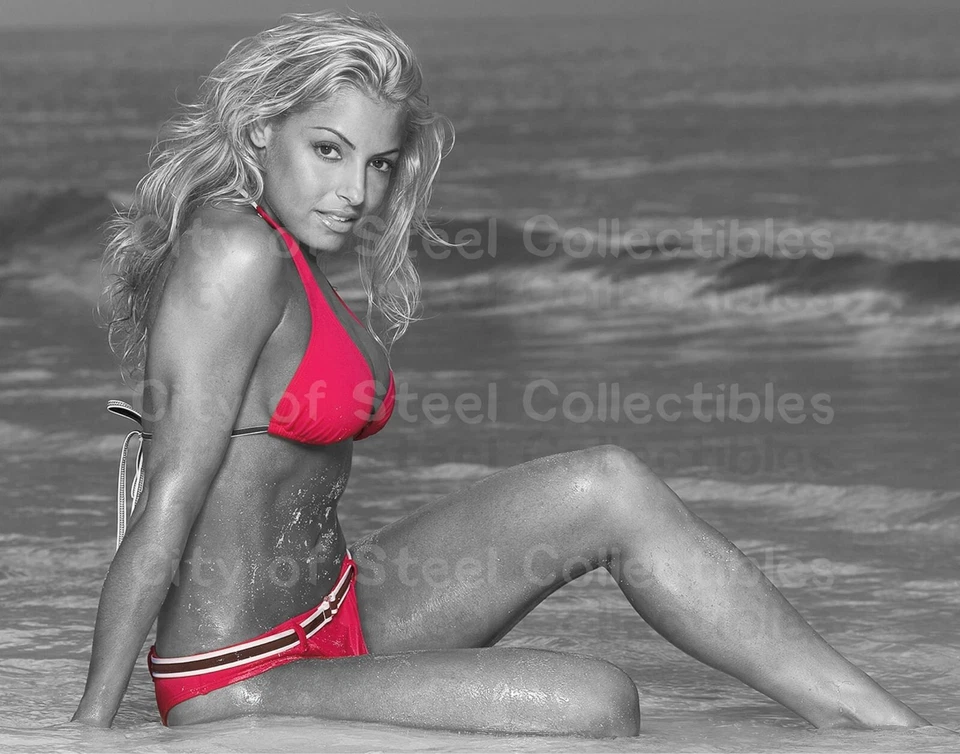 Foto Trish Stratus Metallic Spotlight edición 11x14 WWE con cargador superior.  Foto 1 de 1