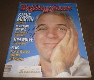 STEVE MARTIN SIGNIERT ROLLING STONE MAGAZIN #434 8. NOVEMBER 1984 SNL SCHAUSPIELER - Bild 1 von 3