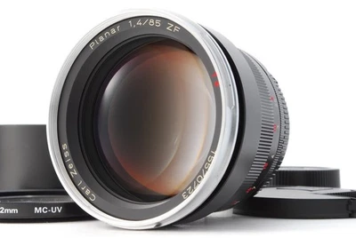 [Almost UNUSED] Carl Zeiss Planar T* 85mm f/1.4 ZF For Nikon F Mount From JAPAN - Image 1 of 4
