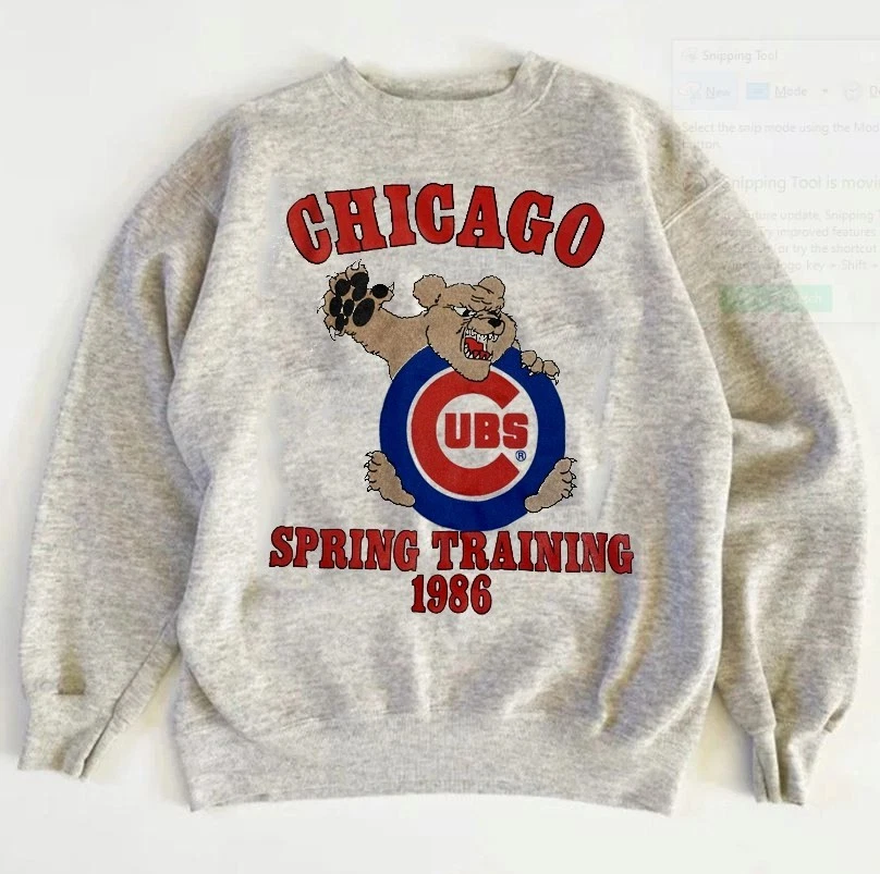 Cubs Sweatshirt Men Vintage Chicago Cubs Retro Name Sweatshirt ...