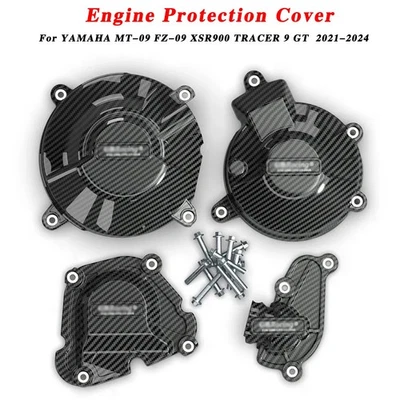 Cubierta de protección del motor para motocicletas Yamaha MT09 XSR900 Tracer 900 2021-2025 Foto 1 de 4