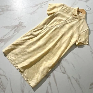 Yohji Yamamoto Long Dress Check Yellow Size 3 From Japan - Picture 1 of 24