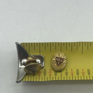 Mini Pin de Colección Pi Kappa Alpha Grupo de Fraternidad Prendedor Caballero Cruz Rojo Tono Dorado - Imagen 1 de 5