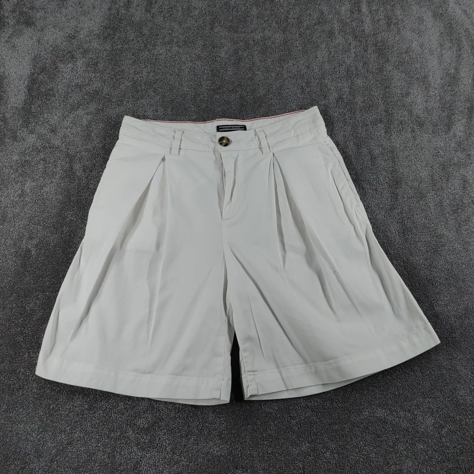 Tommy Hilfiger Shorts Womens Small White Coastal Nautical Outdoor Classic - Image 1 of 4