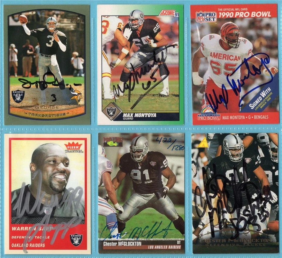 Jeff George signed 1999 Topps card - Raiders, Colts, Falcons, Vikings, Redskins - Image 1 of 1