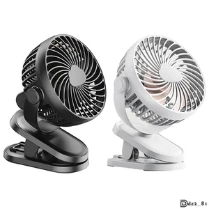 3 Speeds Mini Cooling Fan USB Rechargeable Clip On Desk Baby Stroller Portable - Picture 1 of 11