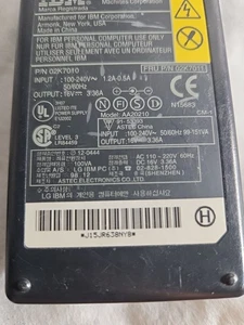 AA20210 ibm 16V dc 3.36A ac adapter with barrel connector - Picture 1 of 3