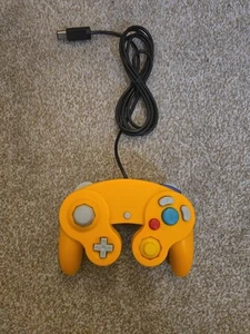 Controller For Nintendo Gamecube Orange Offbrand - Tested - Picture 1 of 2