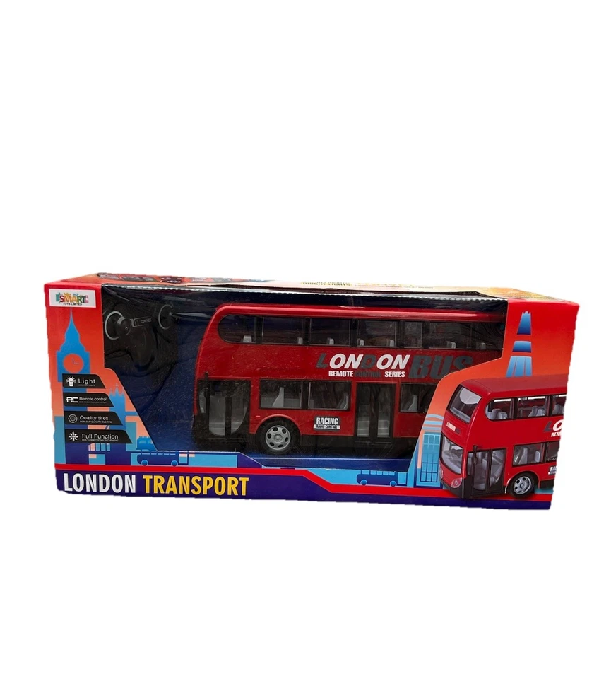 Remote Control Bus  2.4GHz Rechargeable Double Decker Bus R/C Fun London Bus - Image 1 of 3
