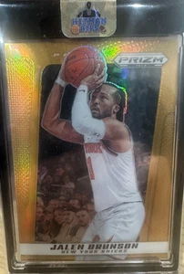 2024-25 Panini Prizm DECA Basketball Jalen Brunson #119 Gold Prizm Knicks /10 - Picture 1 of 3