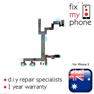 Power Button Volume Silent On Switch Flex Cable Replacement for iPhone 5 - Picture 1 of 9