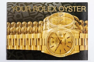 Vintage Rolex Collectible 1991 "Your Rolex Oyster" Booklet! 579,56 USA - Bild 1 von 3