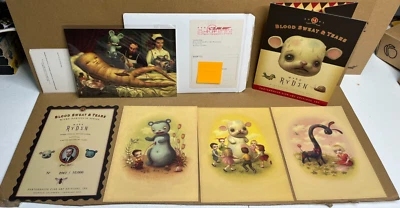 Mark Ryden Blood Sweat & Tears / Micro Portfolio Print Set + the birth card LOT - Image 1 of 4