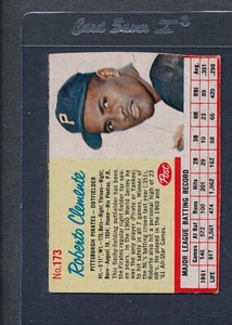 Cereal postal 1962 #173 Roberto Clemente piratas en muy buen estado/excelente (escritura) *1414 - Imagen 1 de 1