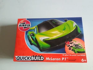 AIRFIX QUICKBUILD J6021 McLaren P1 Kit No Glue No Paint Just Build NEW - Picture 1 of 2