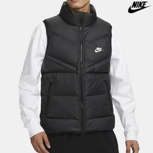 Nike Windrunner Strom-Fit Down Vest Men's Sport Training Top Asia-Fit FB8184-010 - Picture 1 of 11