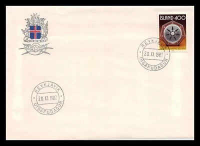 Iceland 1980 FDC, 50th Anniversary of the State Broadcasting Service. Lot # 3. - Image 1 of 2
