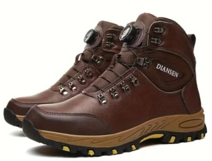 Mens Boots Steel Toe Size 11 High Top Classic Work Comfy Shoes Safety Boots - Picture 1 of 5