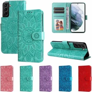 For Samsung Galaxy S21/S21 Plus/S21 Ultra Wallet Card Holder Leather Case Cover - Picture 1 of 33