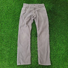 LEVIS 514 Low Slim-Straight Corduroy Pants 28x32 (30x32) Faded Gray White-Tab