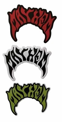MAYHEM SURFBOARDS MAYHEM STICKERS LOST SURFBOARDS 3 Decals Oakley Volcom Rip Curl RVCA
