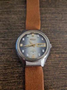Vintage Seiko Sky Blue Two Tone Lordmatic LM 5606! AS IS. - Picture 1 of 11