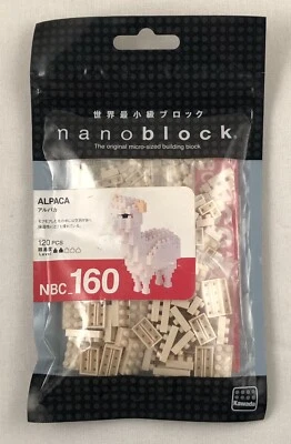 Novo no Pacote Nanobloco Alpaca 120 Peças Micro Blocos de Construção Novo em Folha NC160 - Imagem 1 de 3