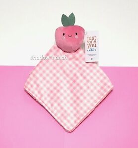 Carters Just One You Strawberry Security Blanket Pink Plaid Target Lovey 68289