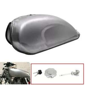 Universal Motorrad Kraftstofftank Benzintank für Suzuki GN125 Cafe Racer 9L - Bild 1 von 11