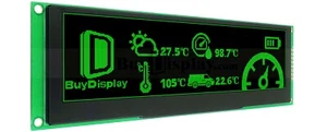Green 5.5 inch Arduino,Raspberry Pi OLED Display Module 256x64 SPI w/Tutorial - Picture 1 of 6