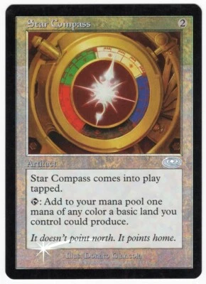 Star Compass 2001 Planeshift SHIFTED FOIL MISPRINT Colorless Artifact MTG NM AZ1 - Image 1 of 2