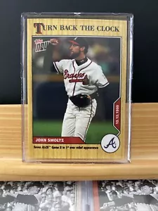๐๐ 2020 TOPPS NOW TURN BACK THE CLOCK JOHN SMOLTZ #197 ๐ฅ - Picture 1 of 1