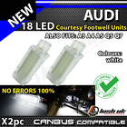 2x Footwell lights LED SMD white red blue VW AUDI SKODA Seat module units canbus