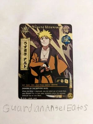 Naruto TCG CCG Naruto Uzumaki Foil Promo Card English Lightly Played Samurai - Image 1 of 4