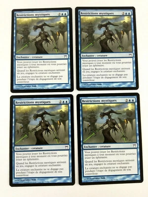 Mtg Magic Playset 4 x Mystic Restrictions Kamigawa Exc Vf - Image 1 of 2