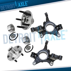 Front Steering Knuckles Wheel Bearing Hubs for 2007 - 2010 Lincoln MKX Ford Edge - Picture 1 of 9