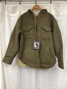 Filson Snohomish Reversible Hooded Jacket NWT $425 Olive Green & Khaki Tan XS - Picture 1 of 10