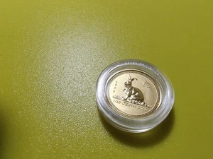 1999 $5 Australia 1/20 oz .9999 Gold Coin - 1st Lunar Series Key Date - Rabbit - Picture 1 of 2