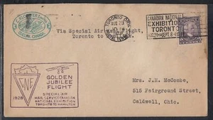Canadá FFC - 29 de agosto de 1928 Toronto a Hamilton, encendido - Imagen 1 de 1