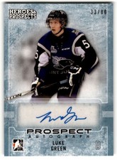 2014-15 In The Game Heroes & Prospects Silver Luke Green Auto /80 #PA-LG1