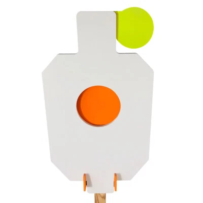 AR500 Steel Hostage Target 12"x20"x3/8" Bullseye IDPA with Mounting Bracket